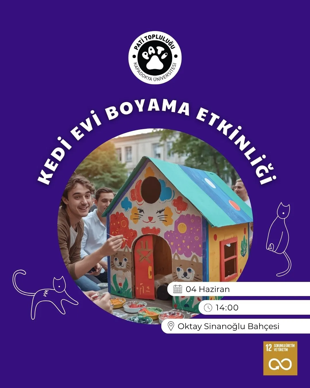 Kedi Evi Boyama Atölyesi