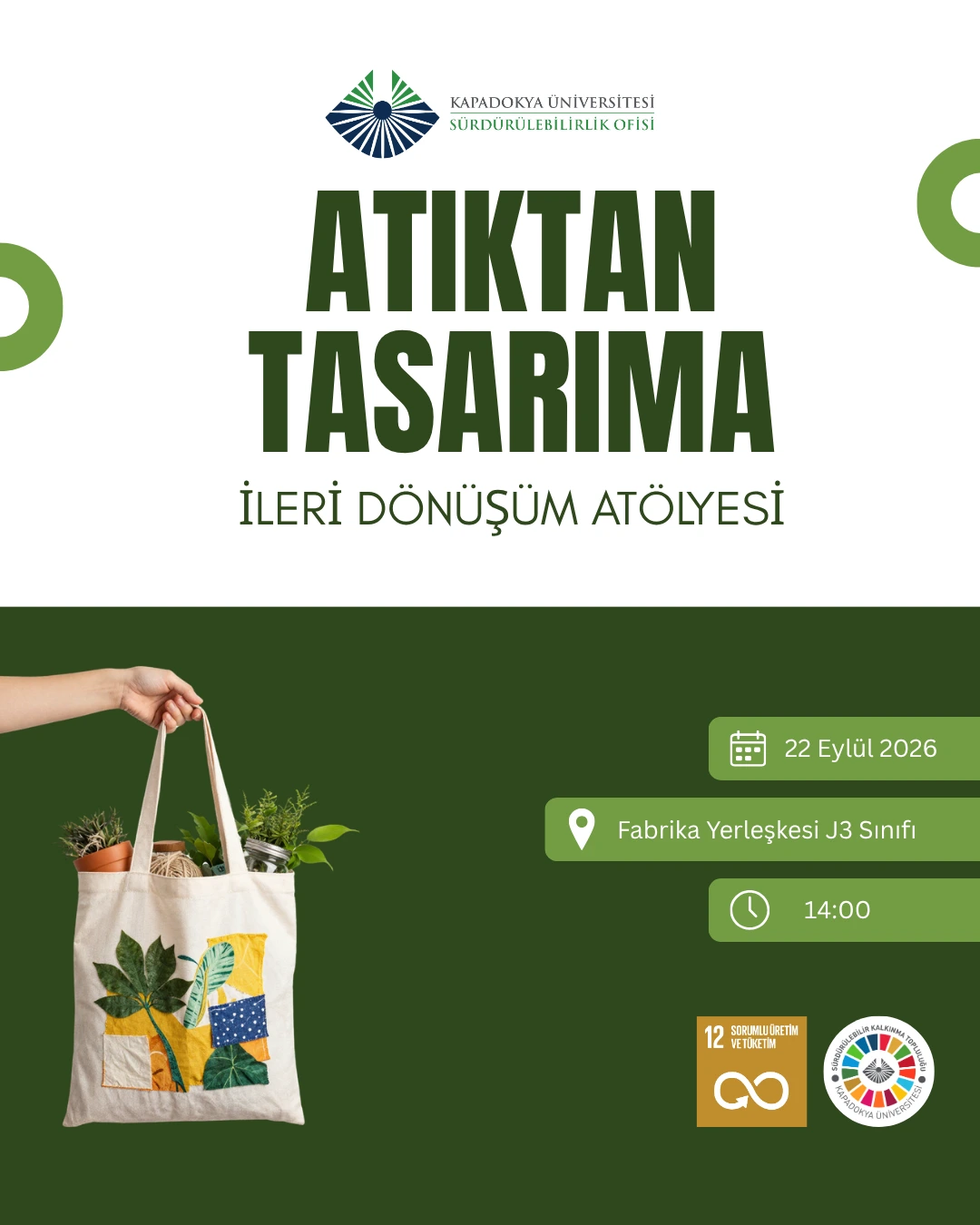 Atıktan Tasarıma İleri Dönüşüm Atölyesi - Fabrika Yerleşkesi