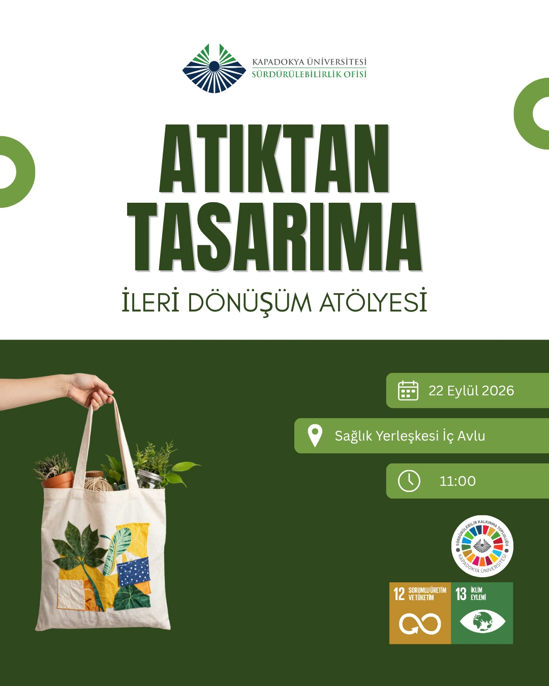 Atıktan Tasarıma İleri Dönüşüm Atölyesi - Sağlık Yerleşkesi