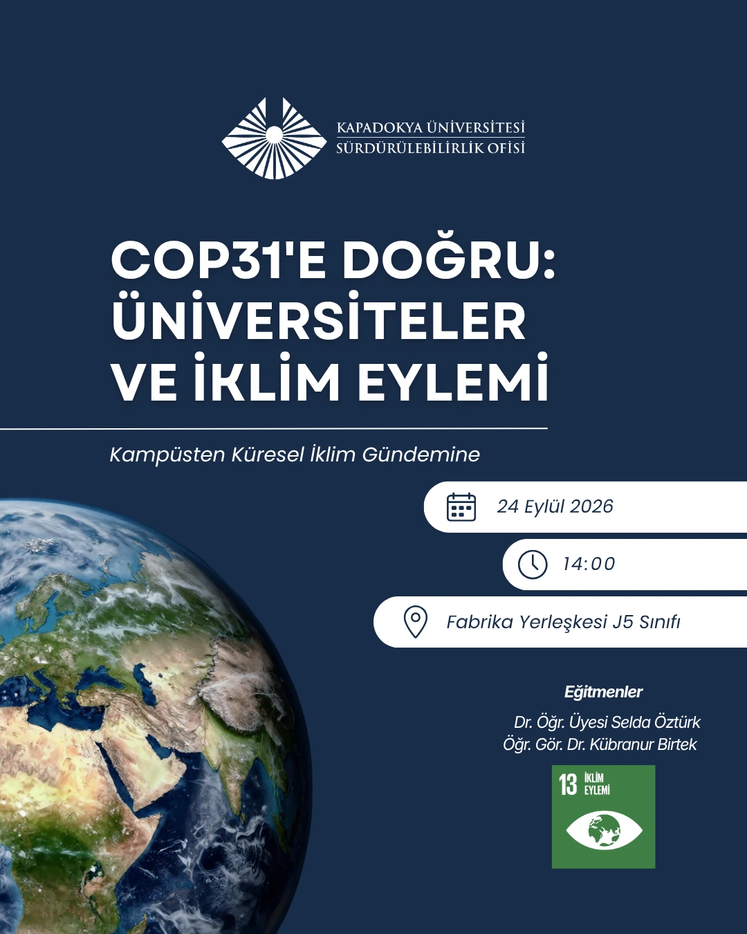 COP 31'E Doğru: Üniversiteler ve İklim Eylemi