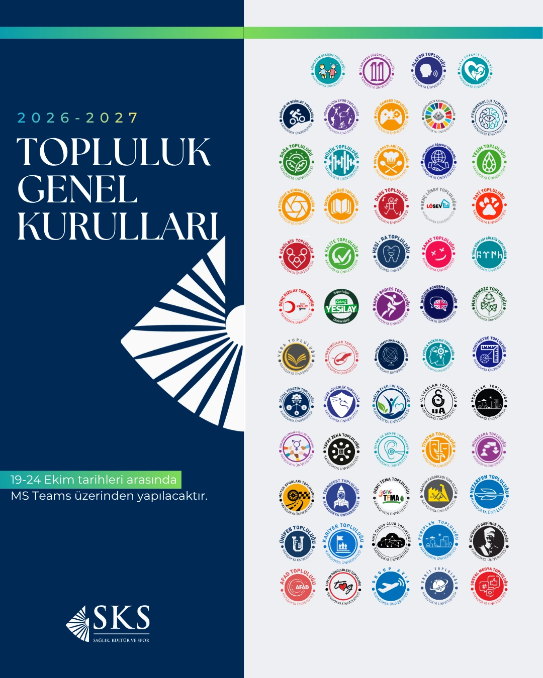 2026-2027 Öğrenci Toplulukları Genel Kurulları